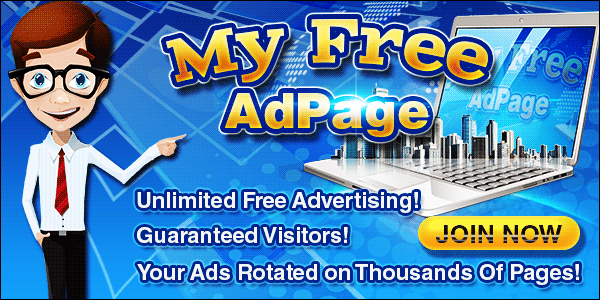 My Free Ad Page Advertise Your Banners On Thousands Of Pages